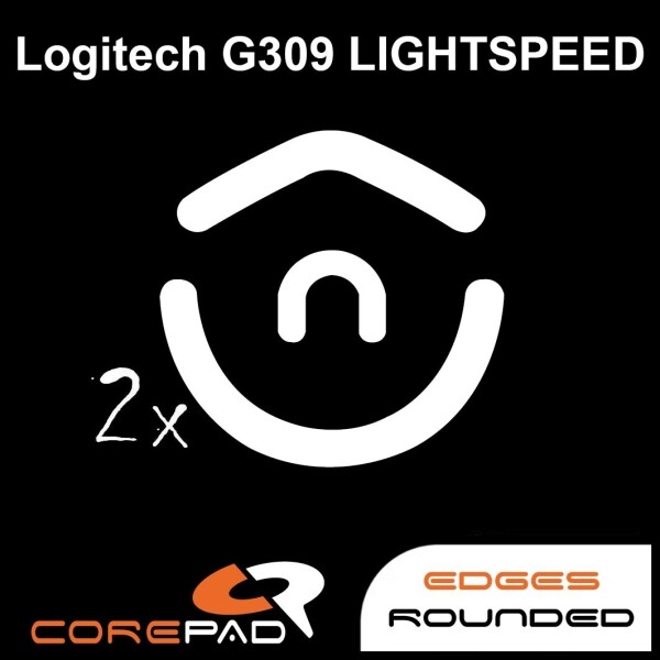Corepad Skatez Logitech G309 LIGHTSPEED Replacement Mouse Feet PTFE Teflon