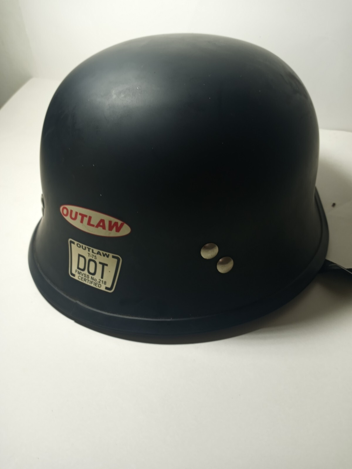 Outlaw German T-75 Flat  Half Helmet