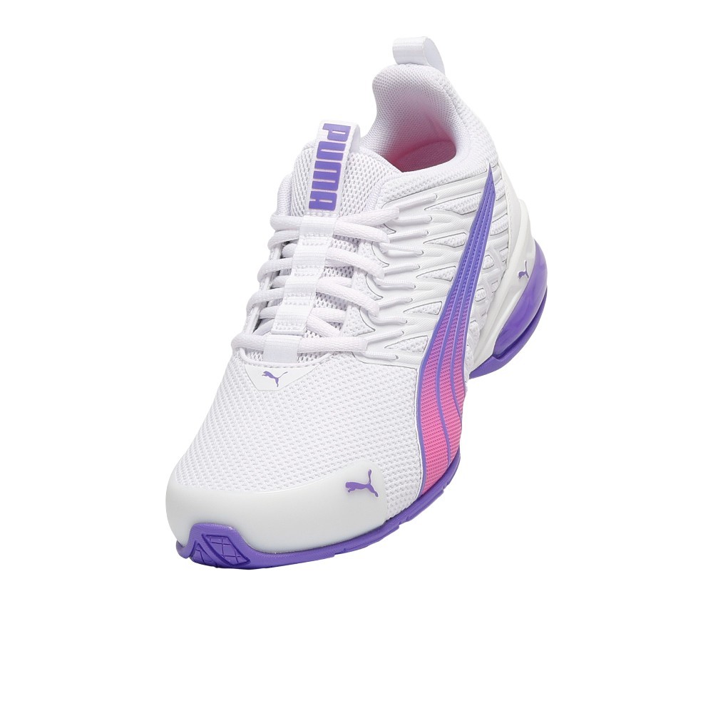 PUMA Voltaic Evo Fs Fade Lace Up Womens White Sneakers Casual Shoes 31119801
