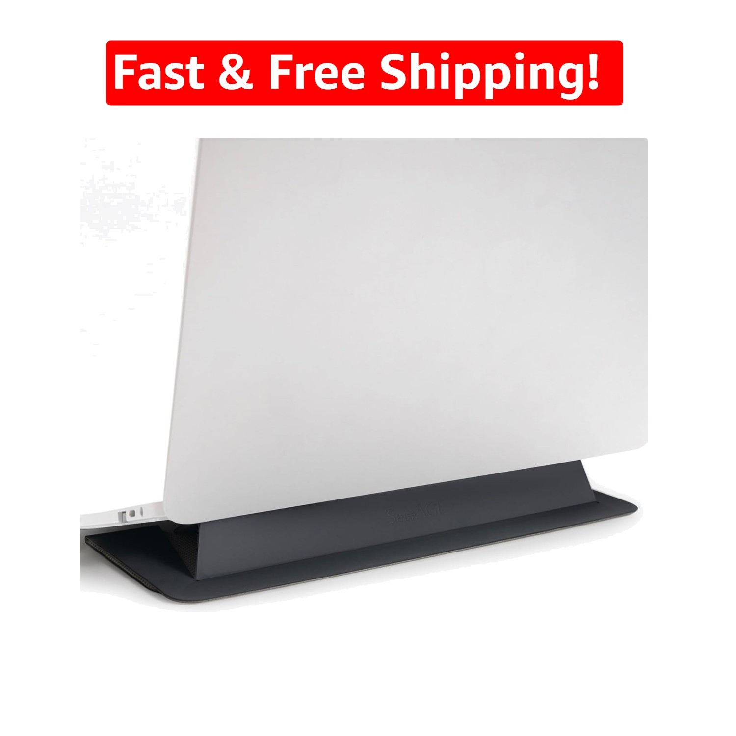 Charcoal Ergonomic Laptop Stand - Non-Slip, Compact, Ideal for MacBook Pro/Air