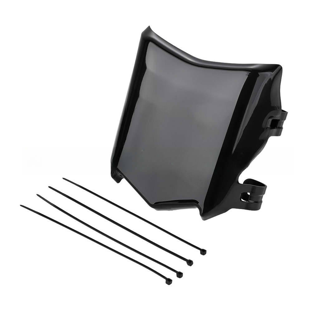 For surron Ebike Front Number Plate 19 x 18.3 cm Black ABS Waterproof Guard