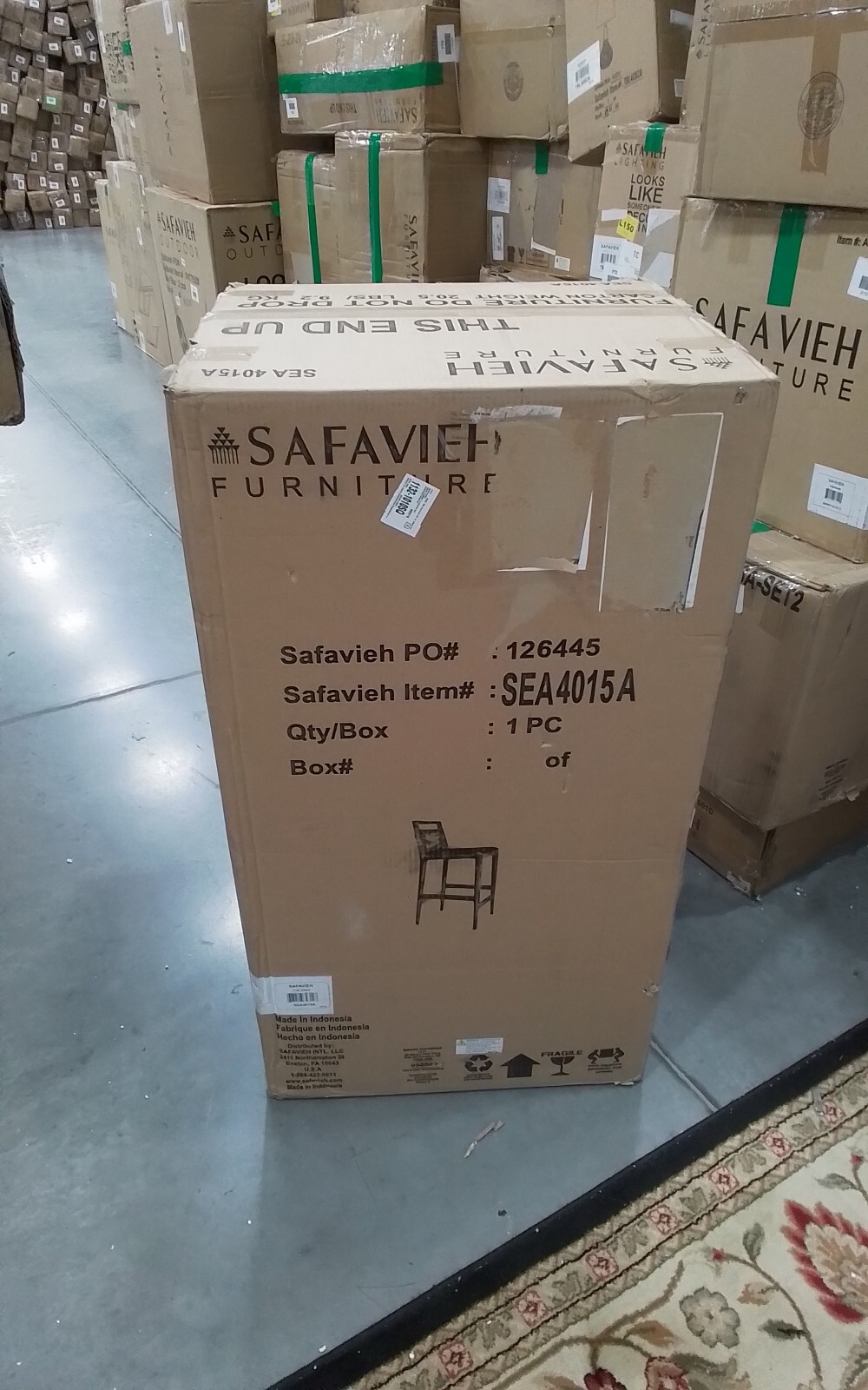 Safavieh DARIN BARSTOOL, Reduced Price 2172744786 SEA4015A