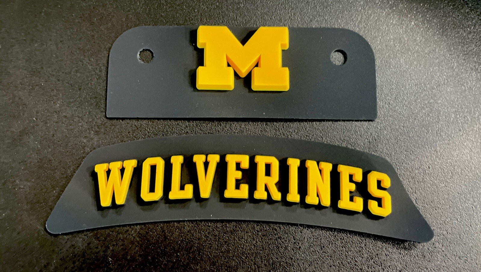 3D Bumpers - Michigan Schutt Set for a Full Size Football Helmet