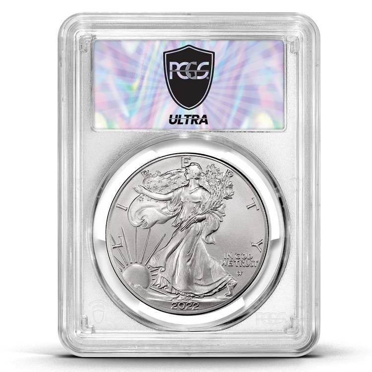 2024W Ultra Breaks HEATWAVE Silver Eagle Burnished PCGS SP70 Coin Mystery Pack