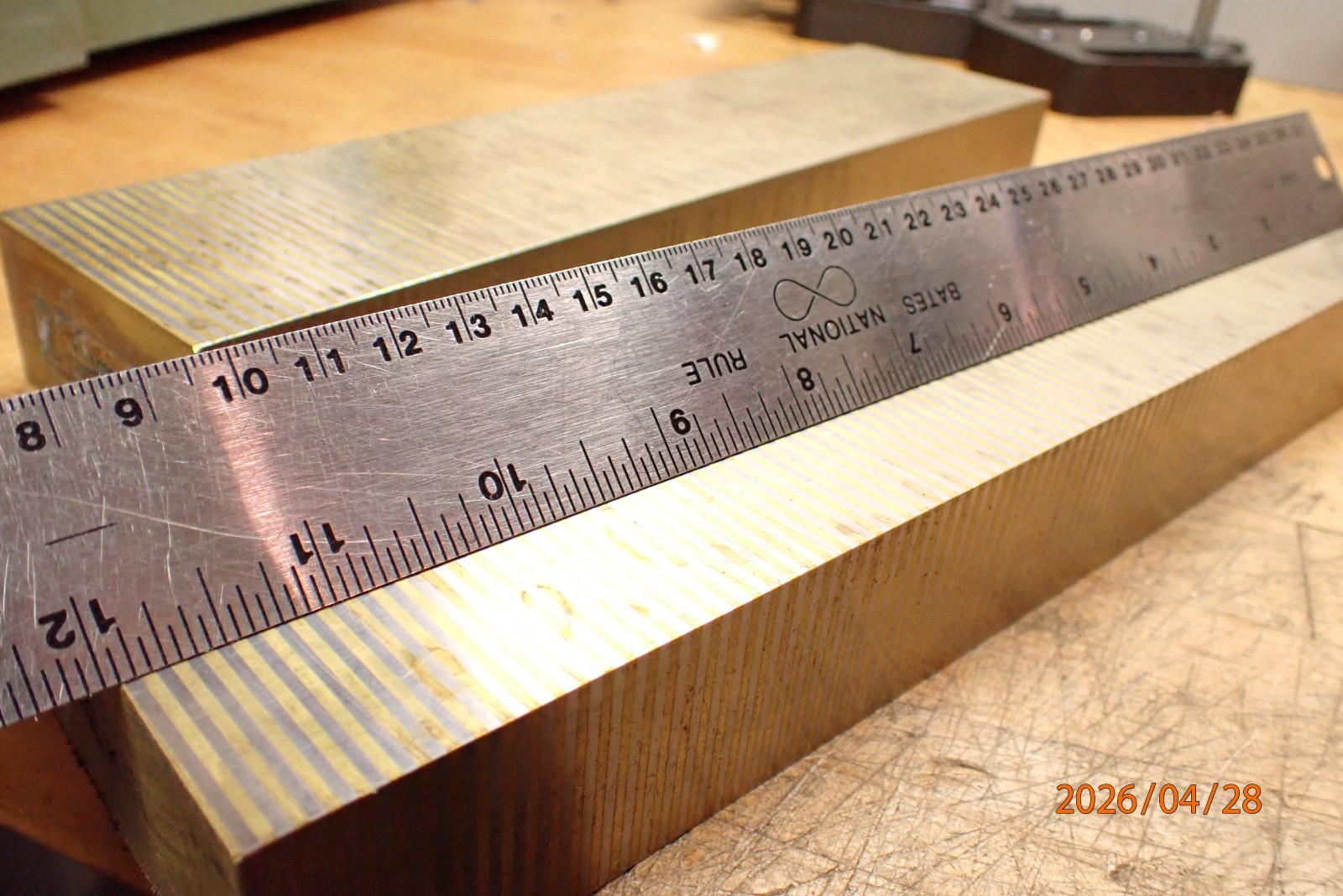 ANTON MAGNETIC TRANSFER LARGE PARALLEL BARS SURFACE GRINDING MACHINIST TOOLING