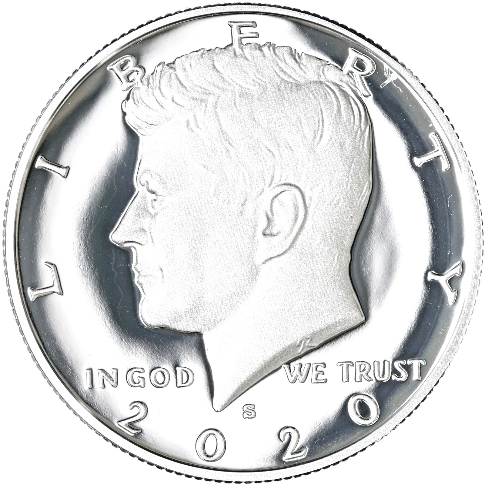 2020 P D S S Kennedy Half Dollar 4 Coin Set Silver Proof, Clad Proof & BU P D