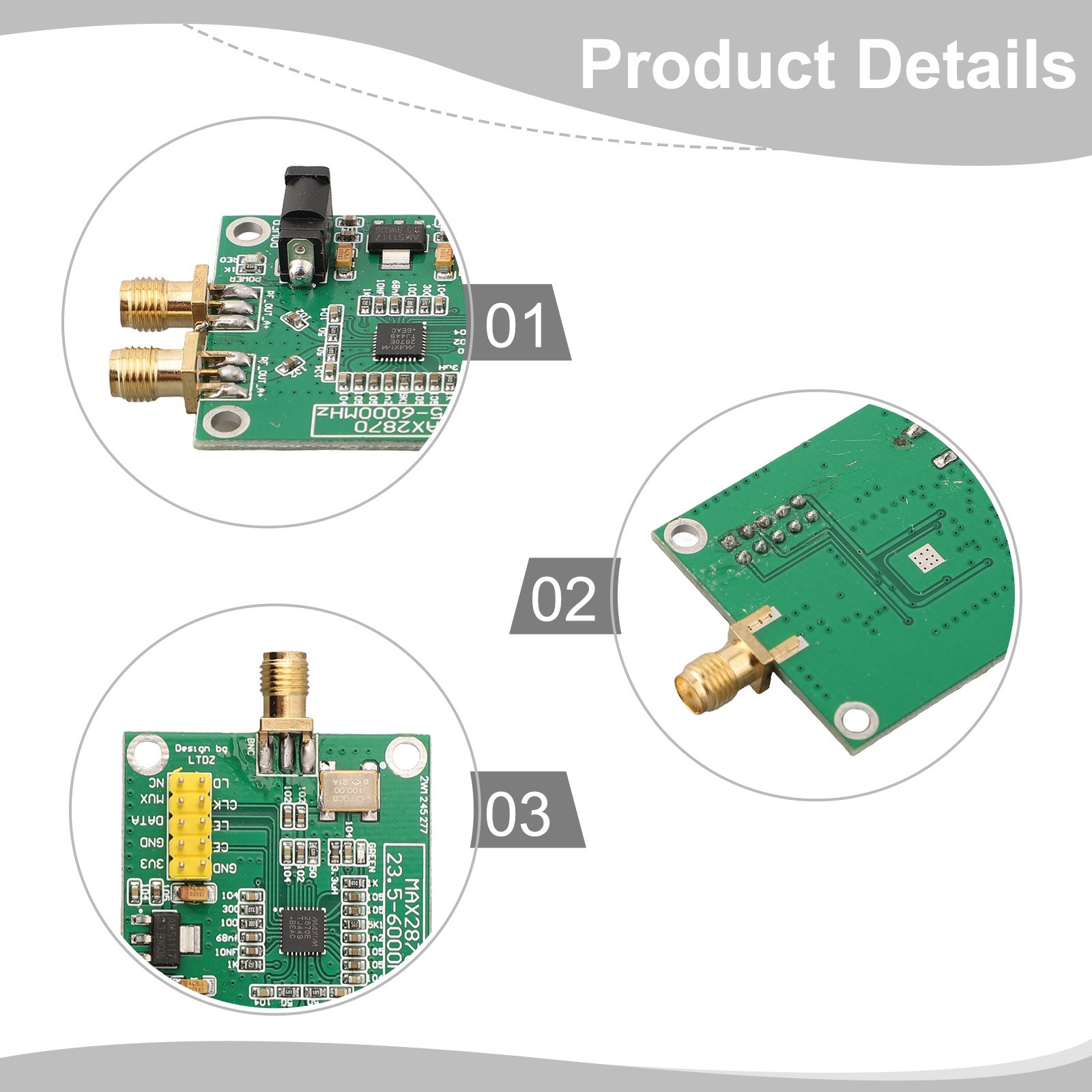 MAX2870 RF Signal Source Signal Generator Module 23 5 6000MHz Frequency Range