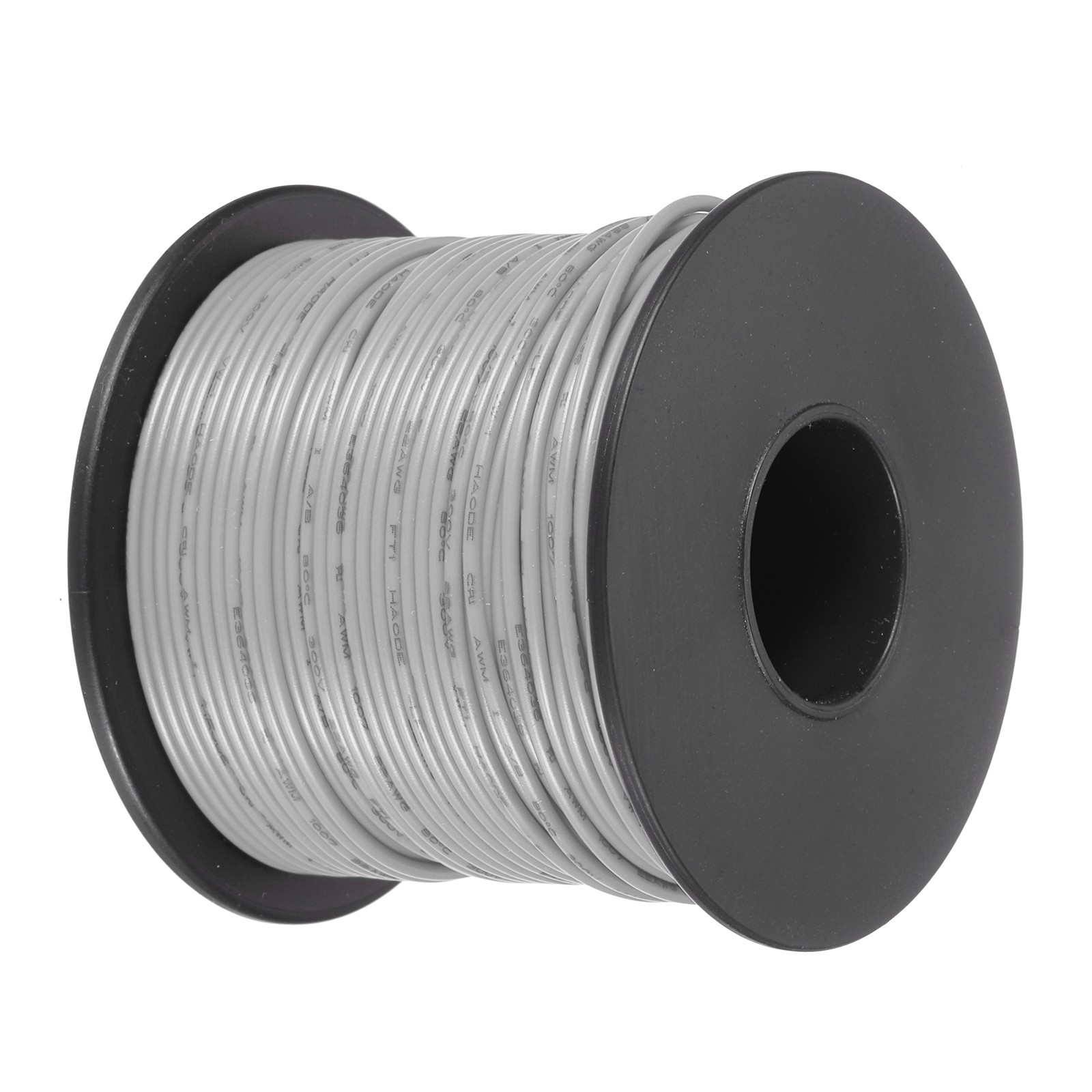 18AWG Wire 18 Gauge Stranded Wire PVC Hookup Wire 15m/50ft Grey, for  Wire