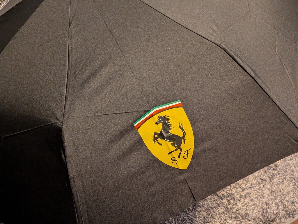Ferrari folding umbrella NEW