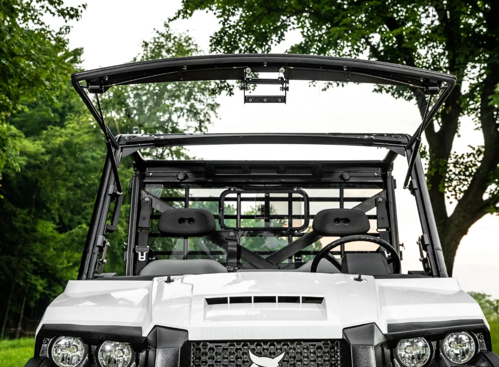 SuperATV Front Flip Windshield for Kubota RTV-X 6400/3400/UV34/UV34XL UTV