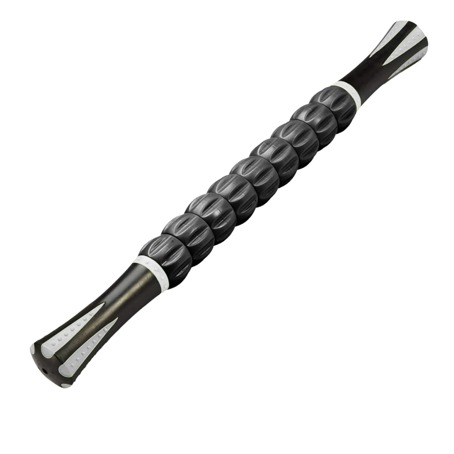 NuRich Muscle Roller Stick – 9-Roller Deep Tissue Massage Stick for Athlet
