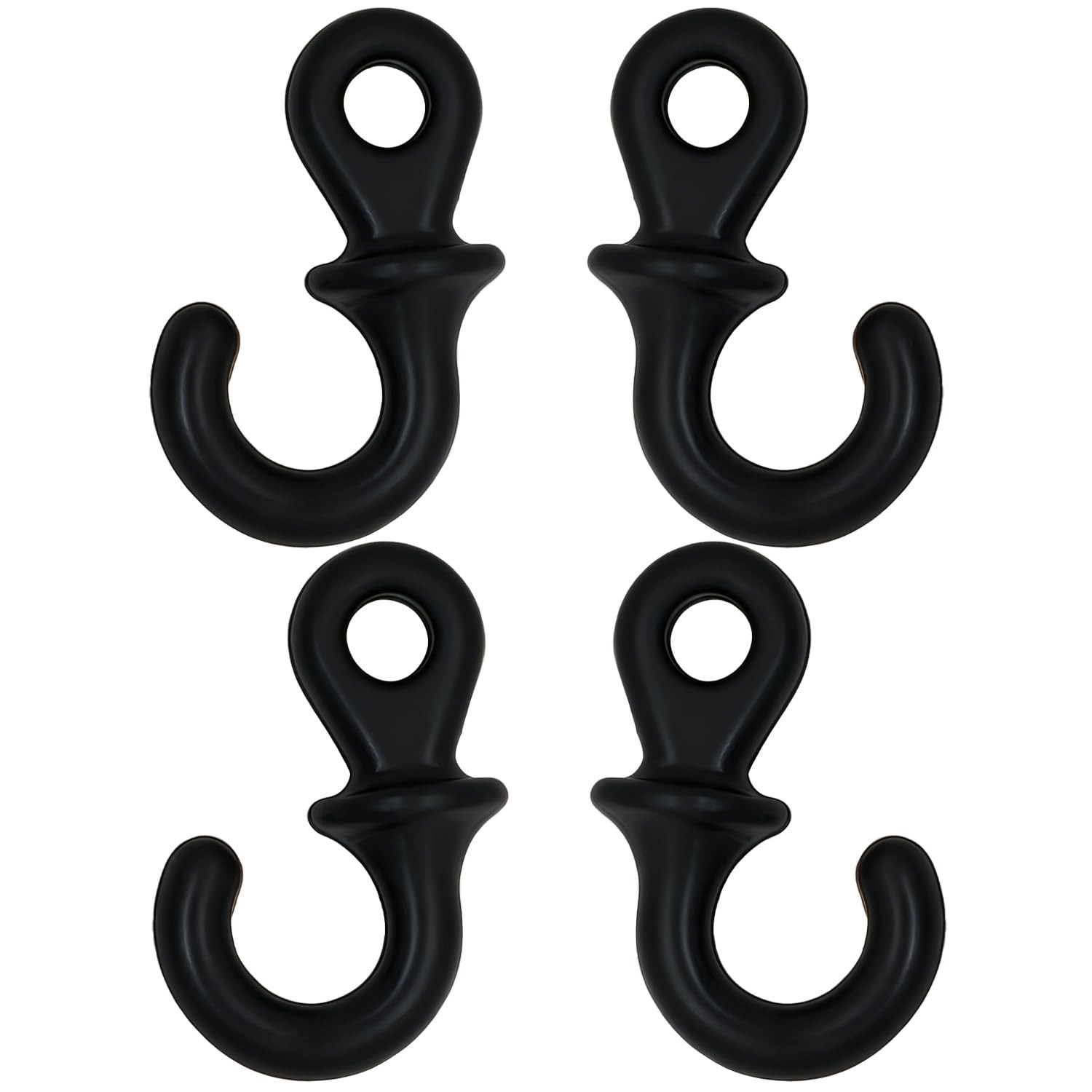 Youven Bow String Dampener Package, Stabilizer, 4 Pack, Black