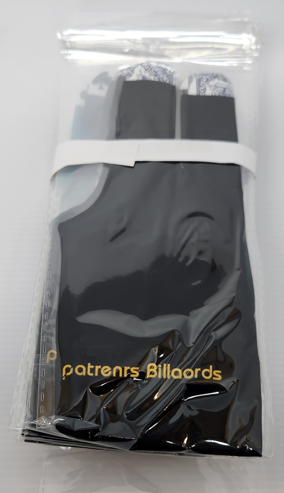 10pc 3 Fingers Accessory Left Hand Black Spandex Snooker Billiard Cue Glove Pool