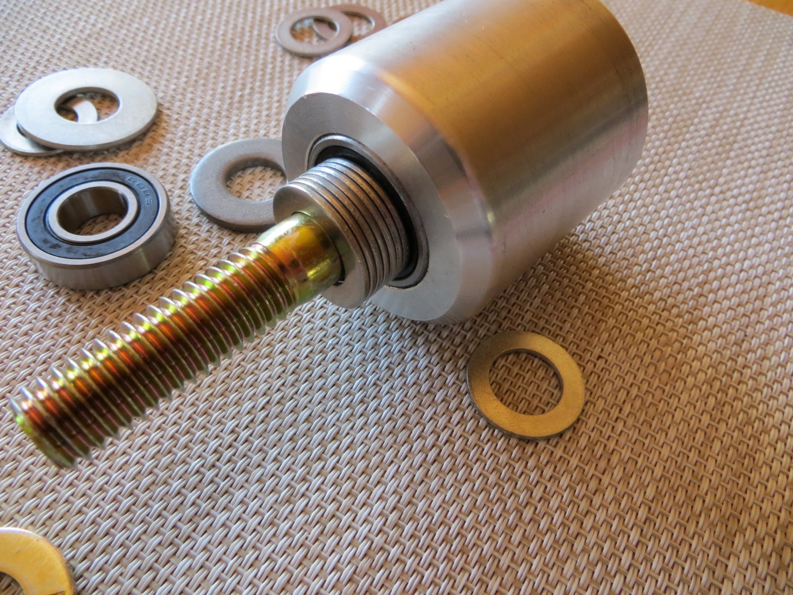 2 X 72 Knife Grinder Wheel Spacers, Contact Wheel Shims, Knife Maker's Axle Shim