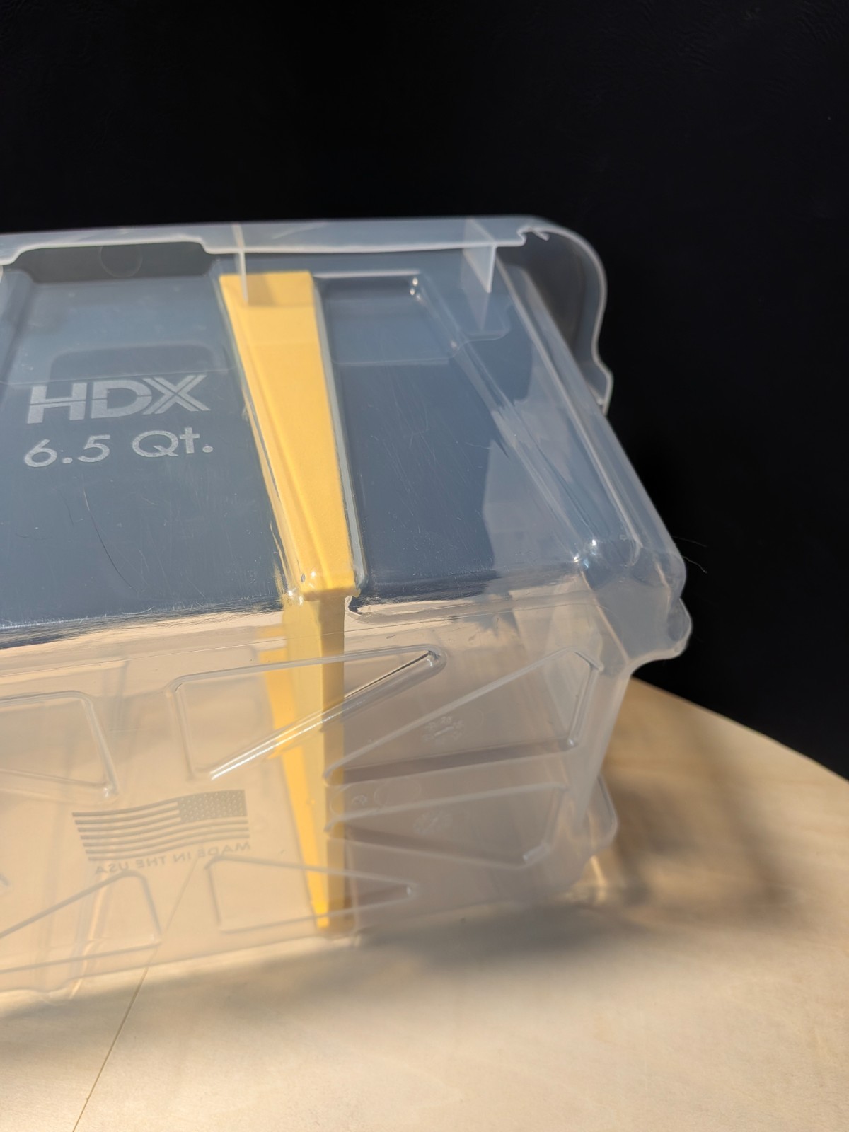 HDX 6.5 Qt Tote Divider Organizer Insert 3 Section Storage Bin Separator