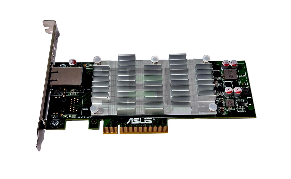 Asus Single Port 10GB RJ45 NIC PCIe x8 Ethernet Network Adapter High Profile