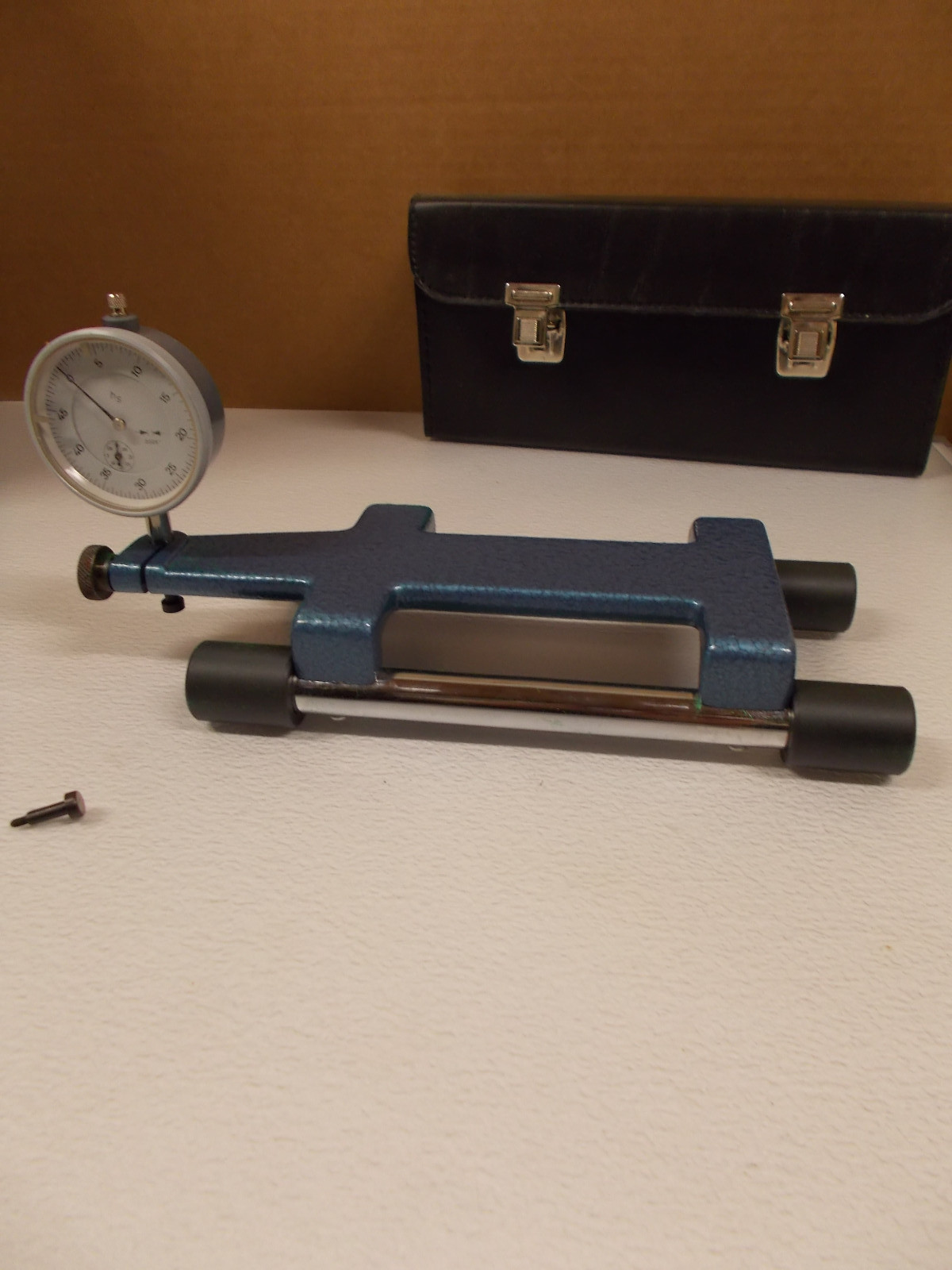 HS Dial Indicator With Stand Ink Press Calibration Tool Packing Gauge