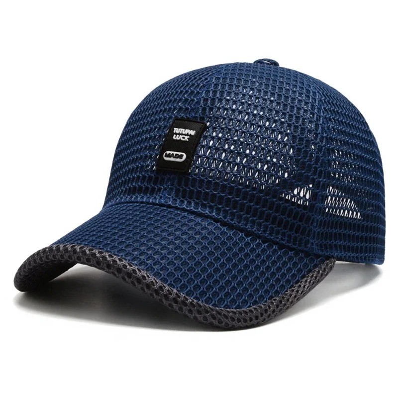 Men's Breathable Mesh Baseball Cap Summer Outdoor Hat Trucker Cap Gym Fun Gift