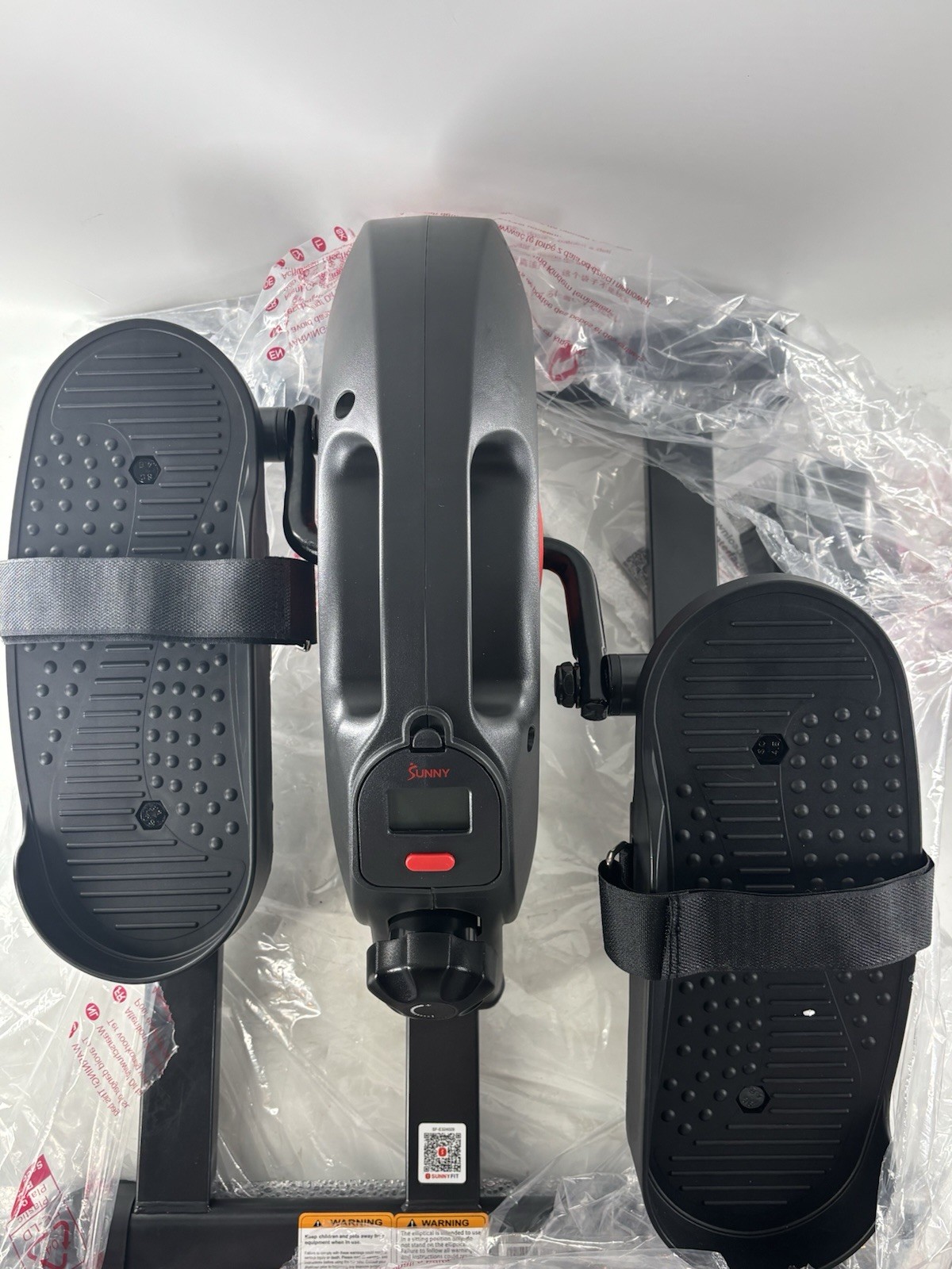 Sunny Health & Fitness Smart Under-Desk Elliptical Trainer, Mini Pedal Equipment