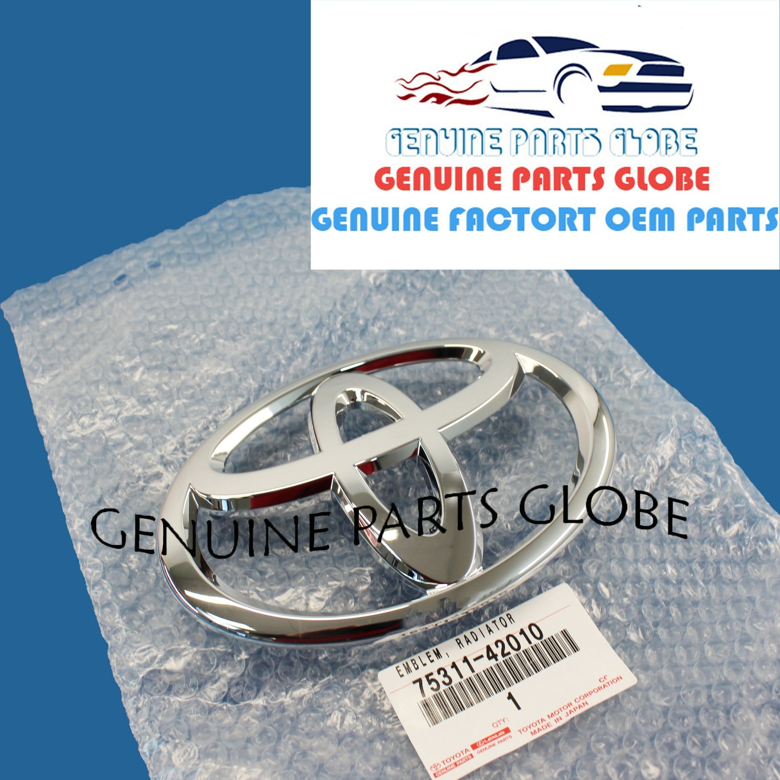 GENUINE TOYOTA 06-08 RAV4 | 09-12 RAV4 LIMITED FRONT GRILLE EMBLEM 75311-42010