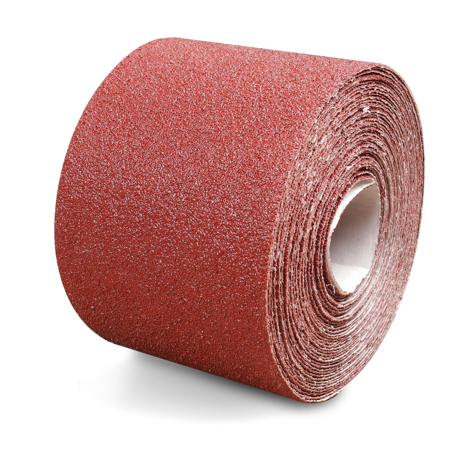 400 Grit Emery Cloth Roll, 3-2/3" x 32.8 Feet Continuous Sandpaper Roll, Wet ...
