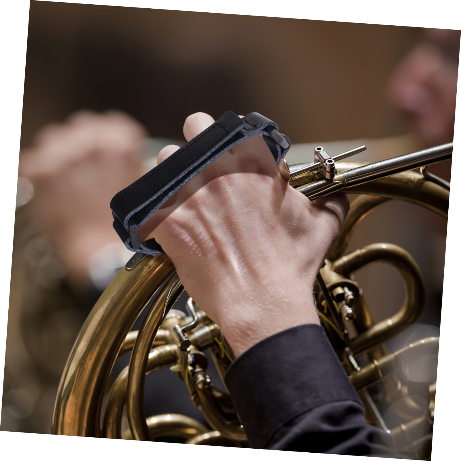 French Horn Hand Grip Adjustable Hand Holding Strap Instrument Hand Pad