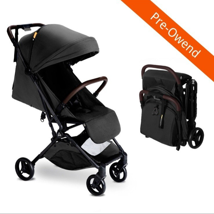 MAMAZING Travel Stroller 11.6lbs. Air Travel-Friendly Jet Black-NEW OPEN BOX