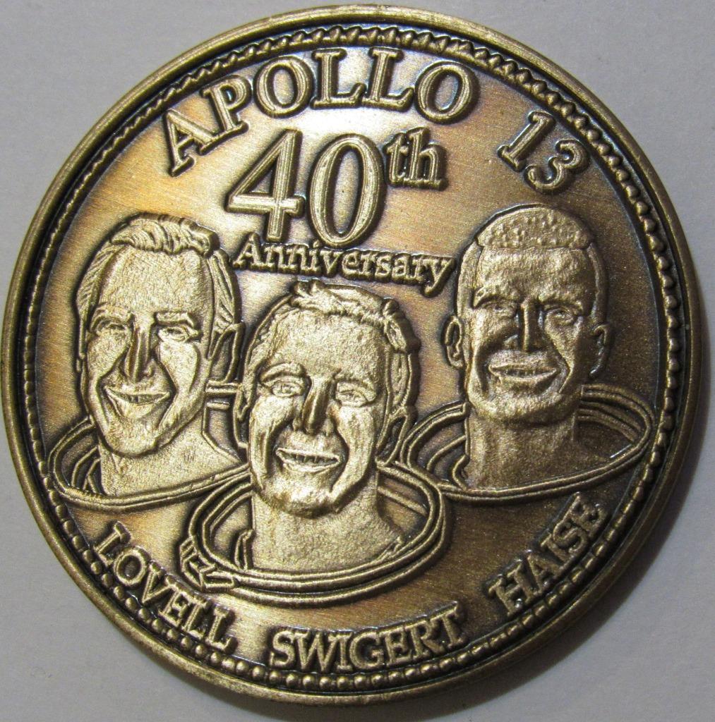 APOLLO 13 40TH ANNIVERSARY AB COIN LIMITED EDITION, SERIALIZED & UNCIRCULATED