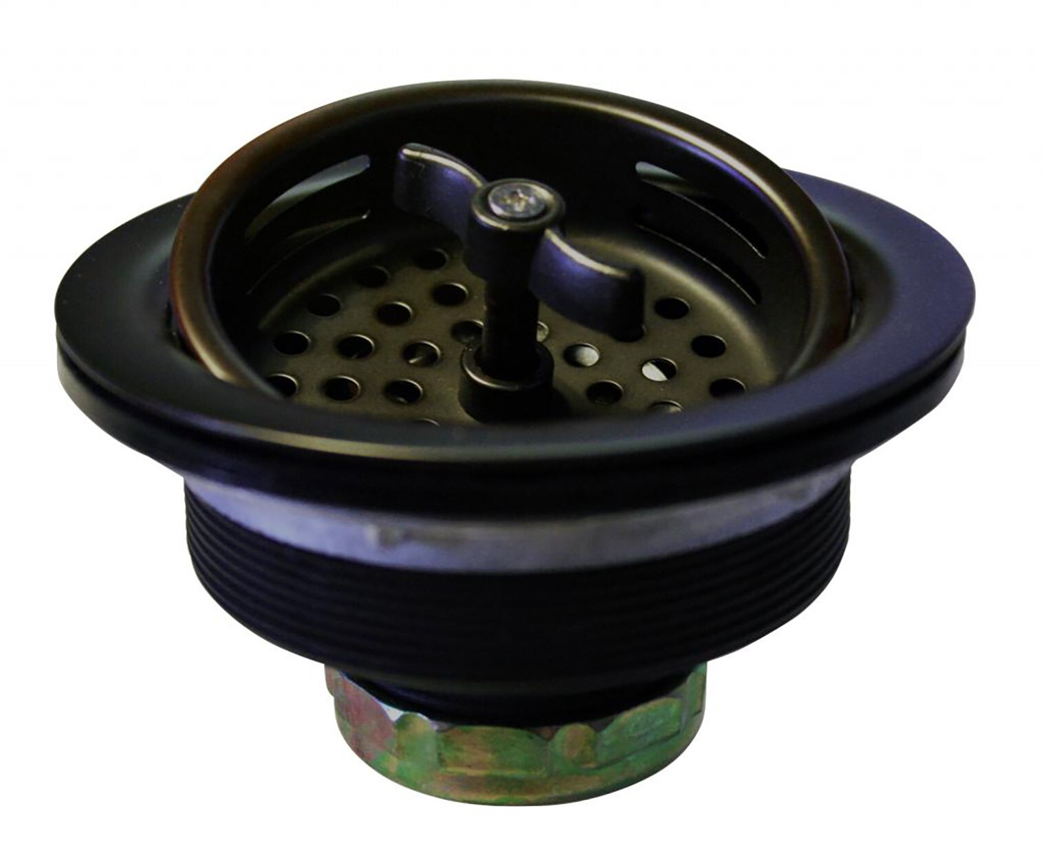 Westbrass (D213-12) Wing Nut Style Large Kitchen Basket Strainer Black - BNIB