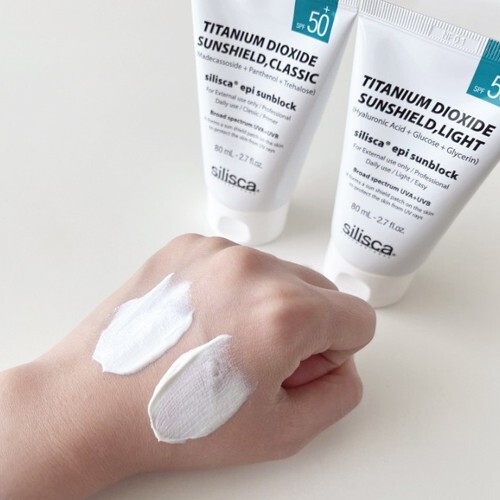 Silisca tIitanium dioxide sunshield 80ml(classic and light)