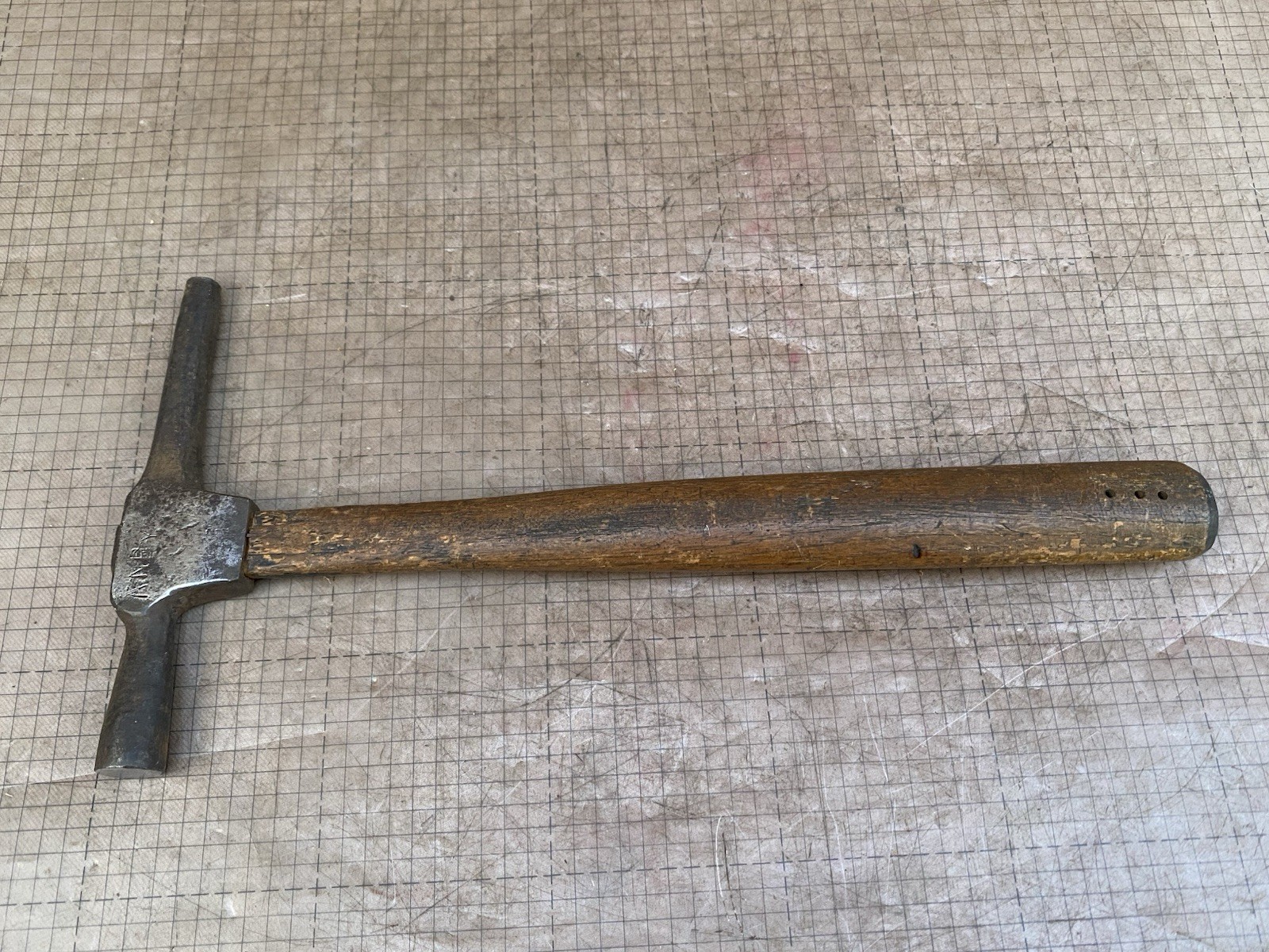 VTG 10 oz 6" Long Head Round Tips Special Hammer Jewelers Gunsmith Used Old Tool
