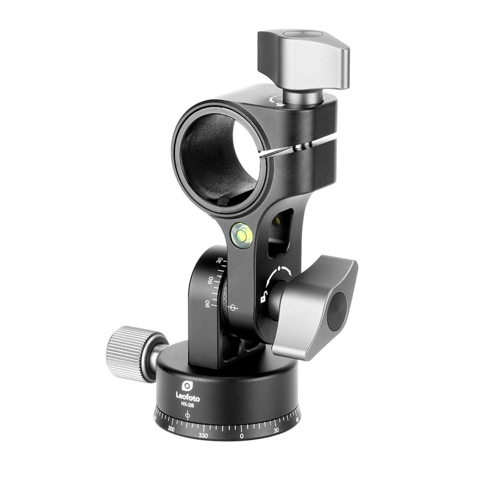 Leofoto HX-28 Center Column Tilt adapter / 28mm w 3/8" Mount