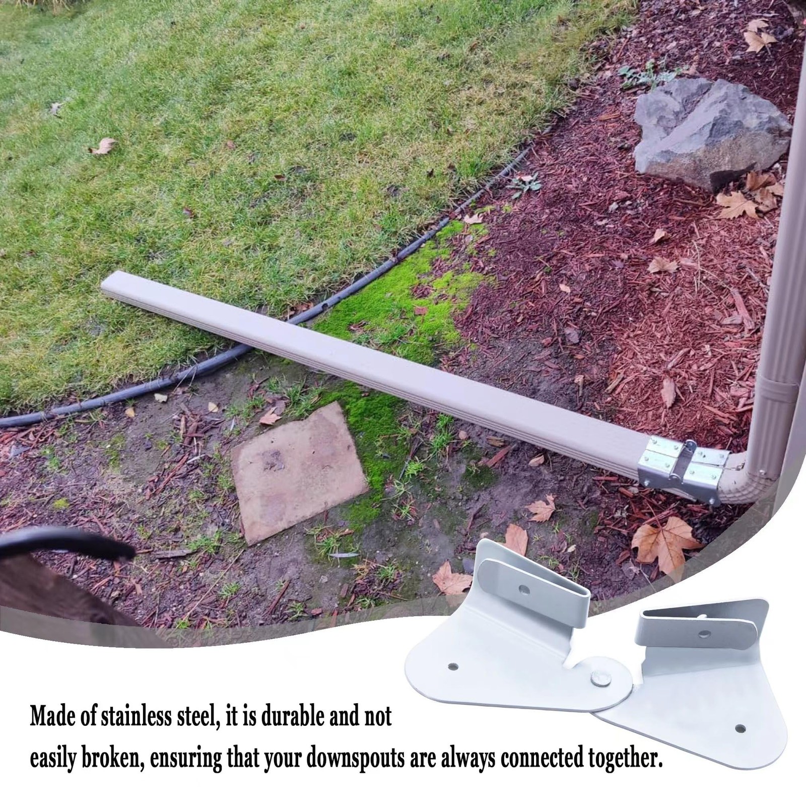 Gutter Downspout Flip Up Hinge Gutter Extension Hinge 8 Pack Stainless Steel