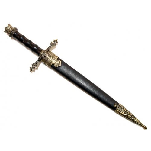Medieval 14"" WitchKing Movie Sword Brand New Dagger Knife with Sheath Fantasy