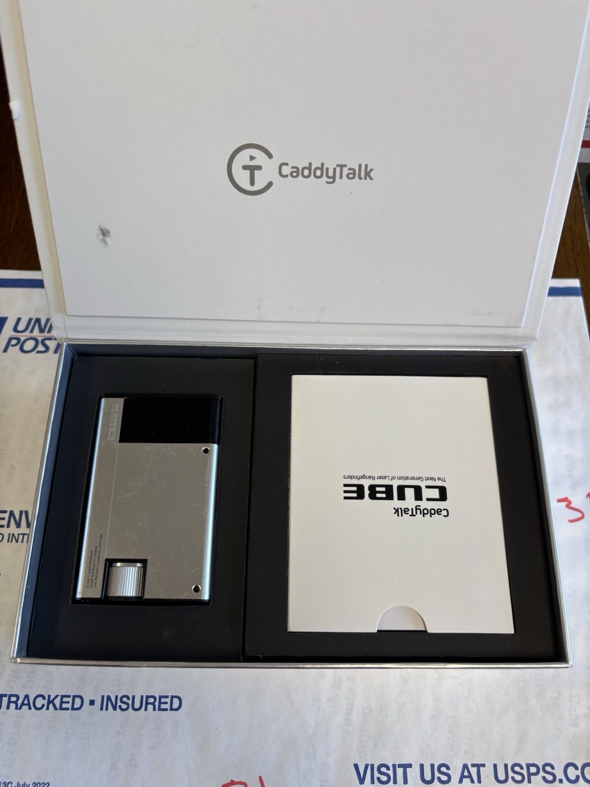 CaddyTalk CUBE Golf Rangefinder Distance Measurement Device
