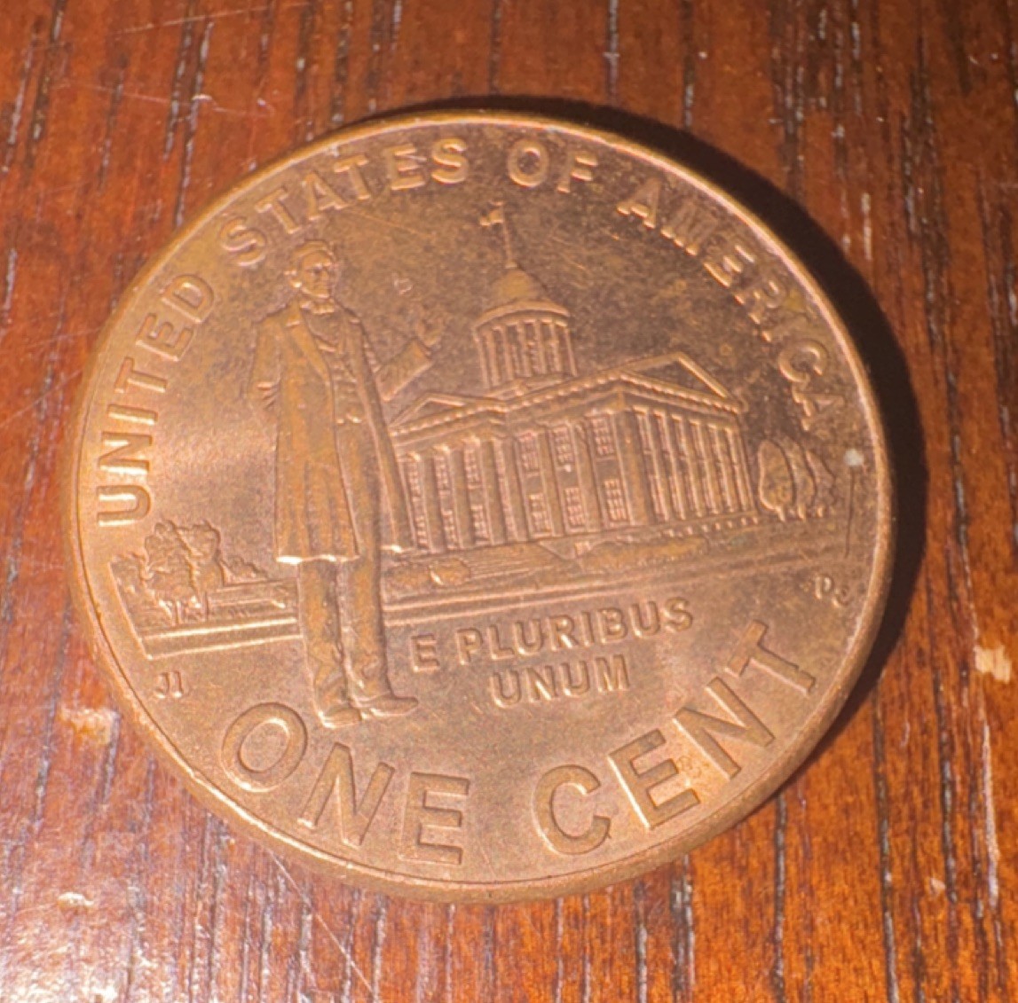 Lincoln Bicentennial Professional Life 2009 D Small Cent Illinois Capitol Red