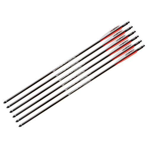 UMAREX AirSaber Air Archery Carbon Fiber Airgun Arrows with Field Tips ( 6 Pack)