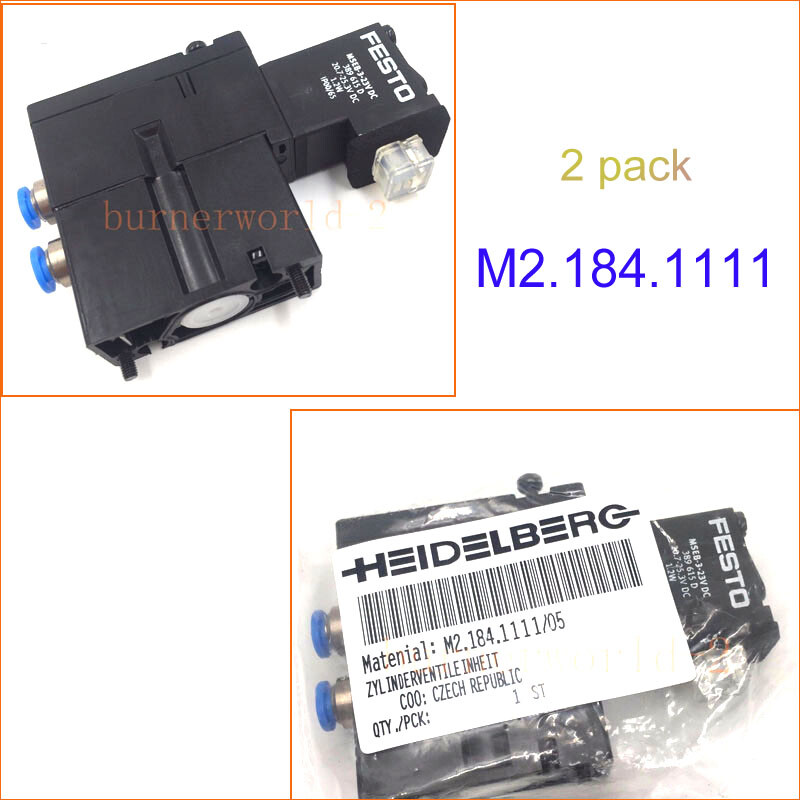 4pcs Solenoid Valve MEBH-4/2-QS-4-SA M2.184.1111 for Heidelberg SM52 SM74 SM102
