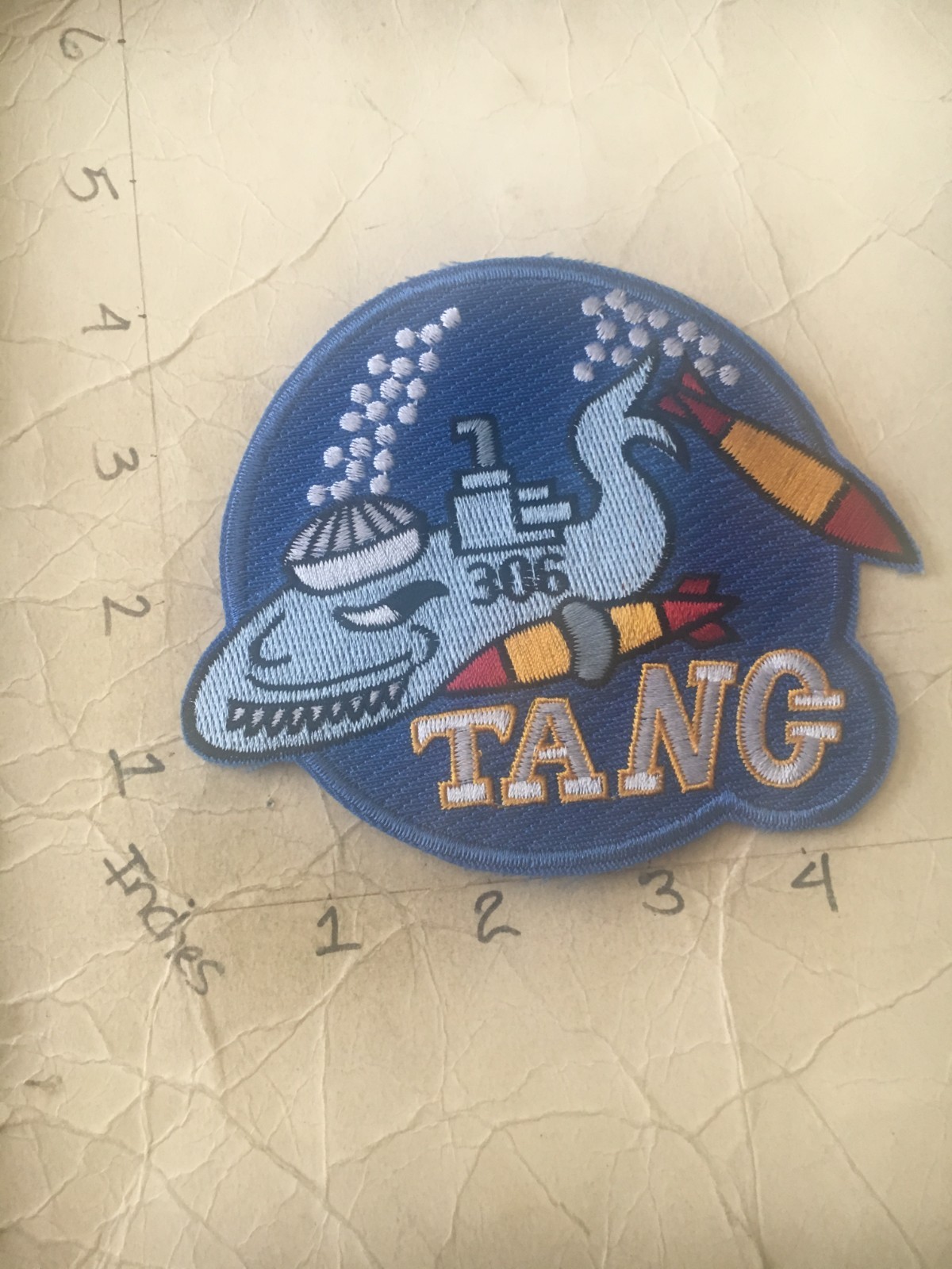 US NAVY USS Tang SS-306 Submarine Patch 8/8/25