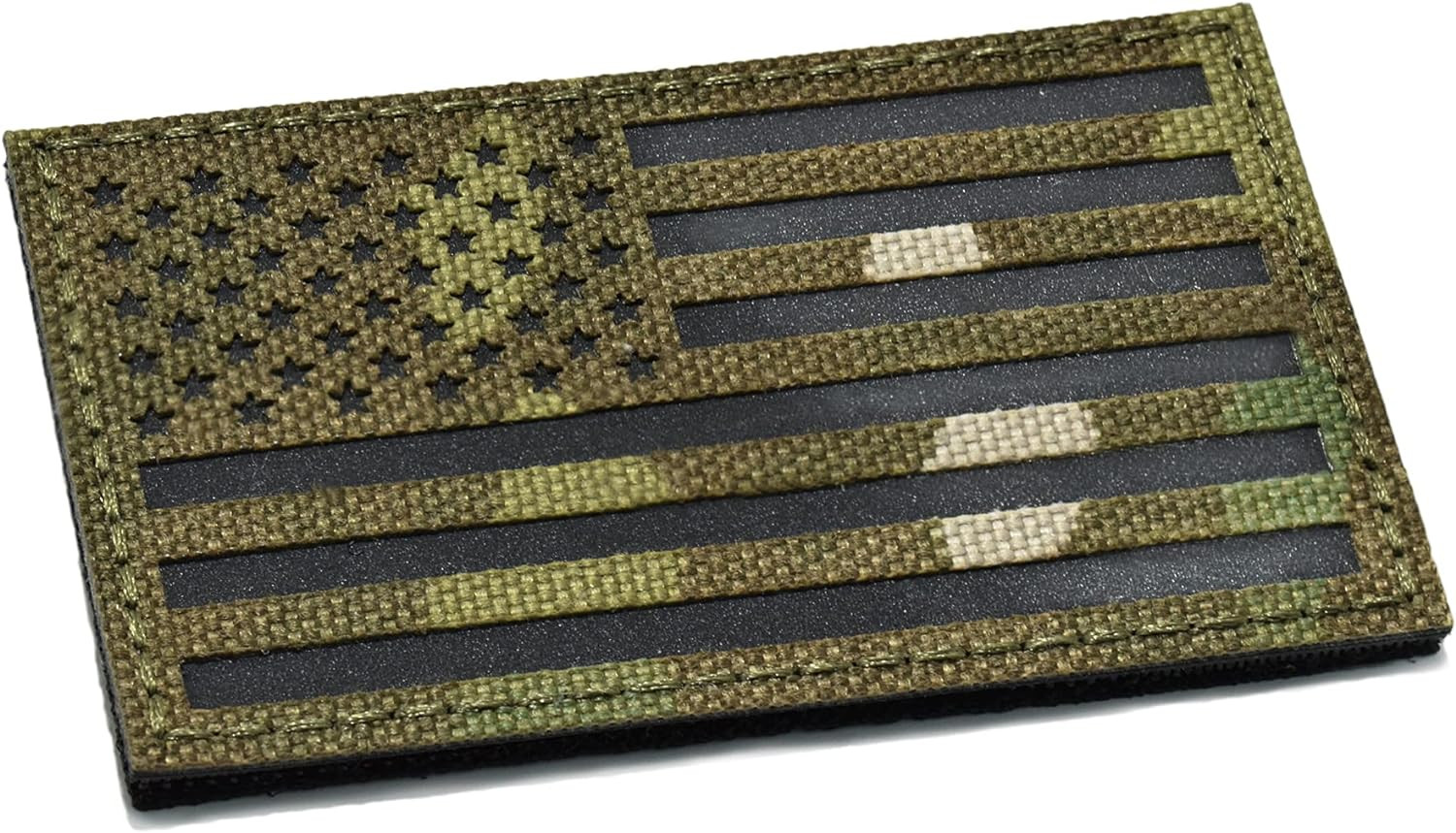 Multicam IR Infrared US USA American Flag Patch Tactical Vest Patch Hook-Fastene