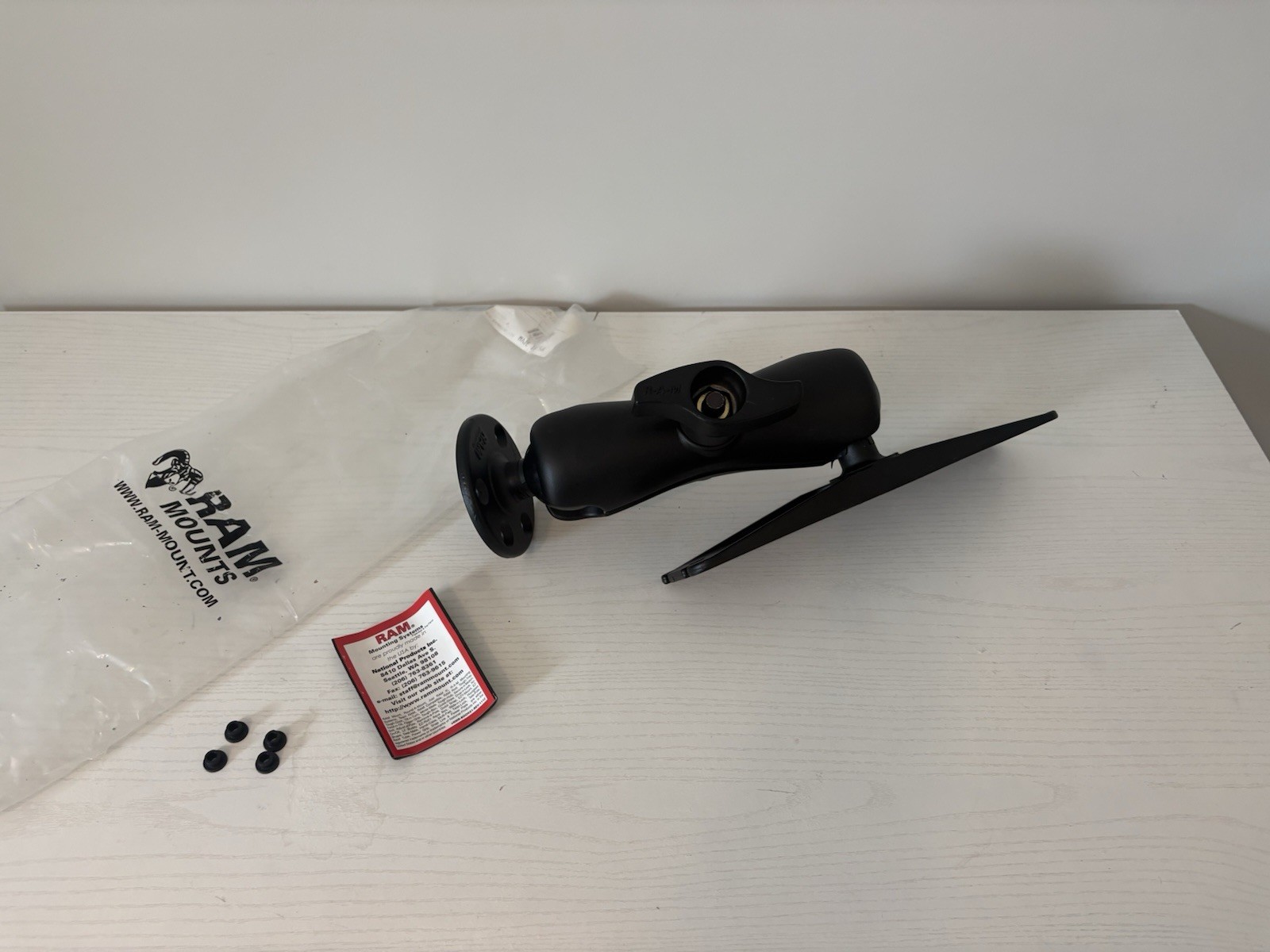 RAM LARGE LONG ARM ELECTRONICS MOUNT D-111U BRACKET 2.25" BALL MILITARY