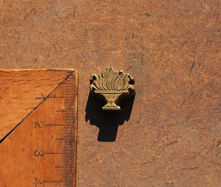 brass ornament bookbinding Art Nouveau gilding bookbinder embossing leather old