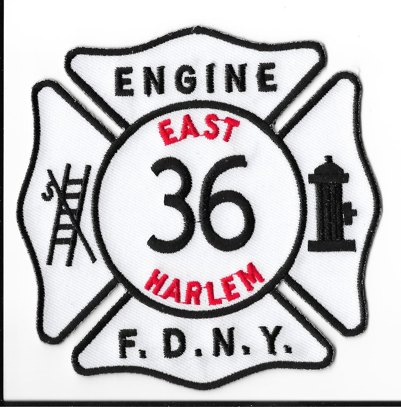 New York Fire Department (FDNY) Engine 36 East Harlem Patch V1