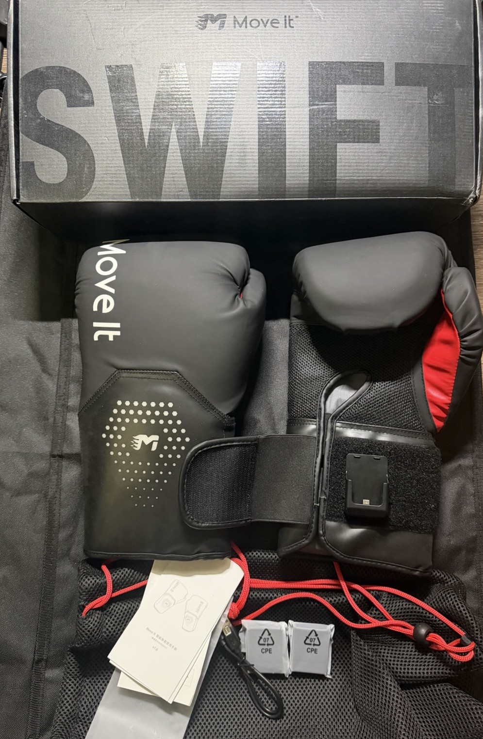 Move It Swift Bag Gloves Black