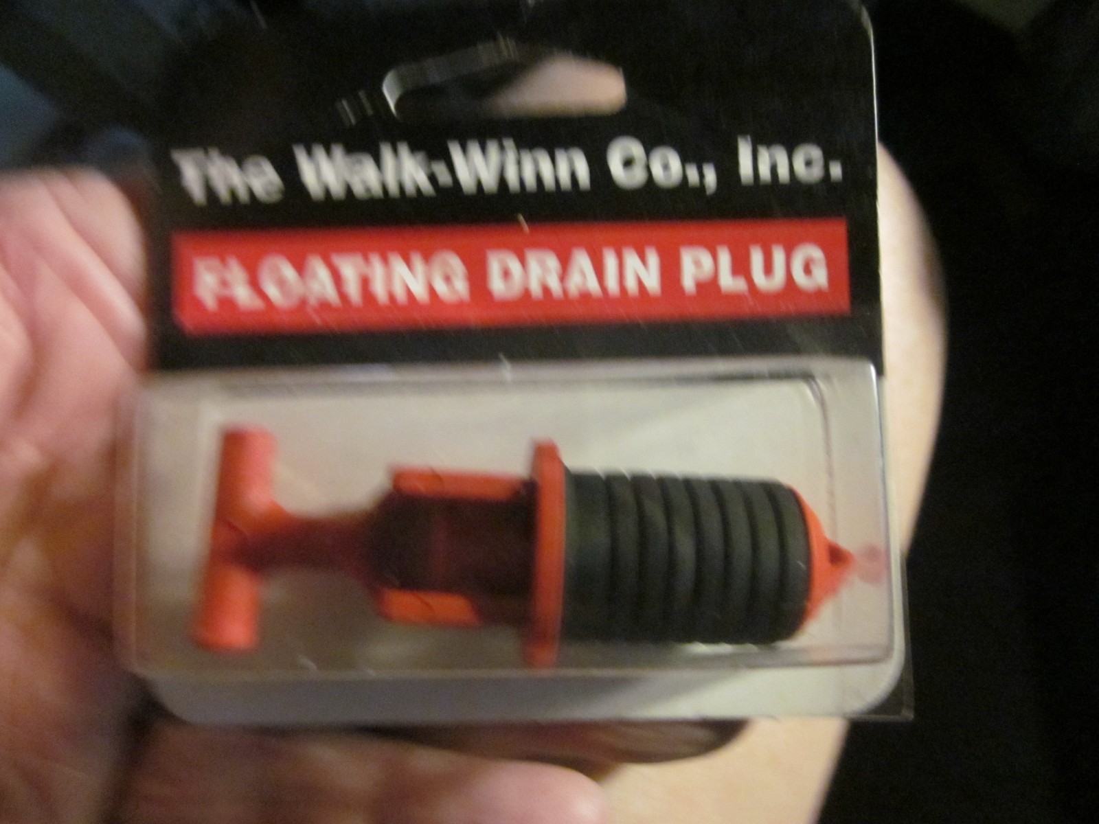 WALK WINN Floating Live Well Plug 1"   new