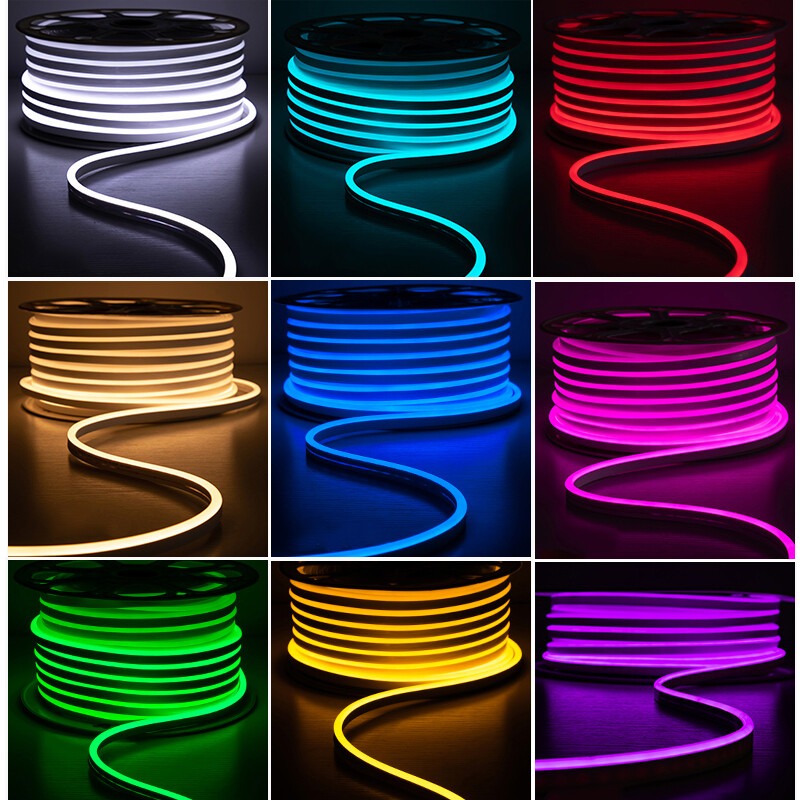 LED Neon Rope Lights Strip Waterproof Flexible Home Garden Holiday Party Decor