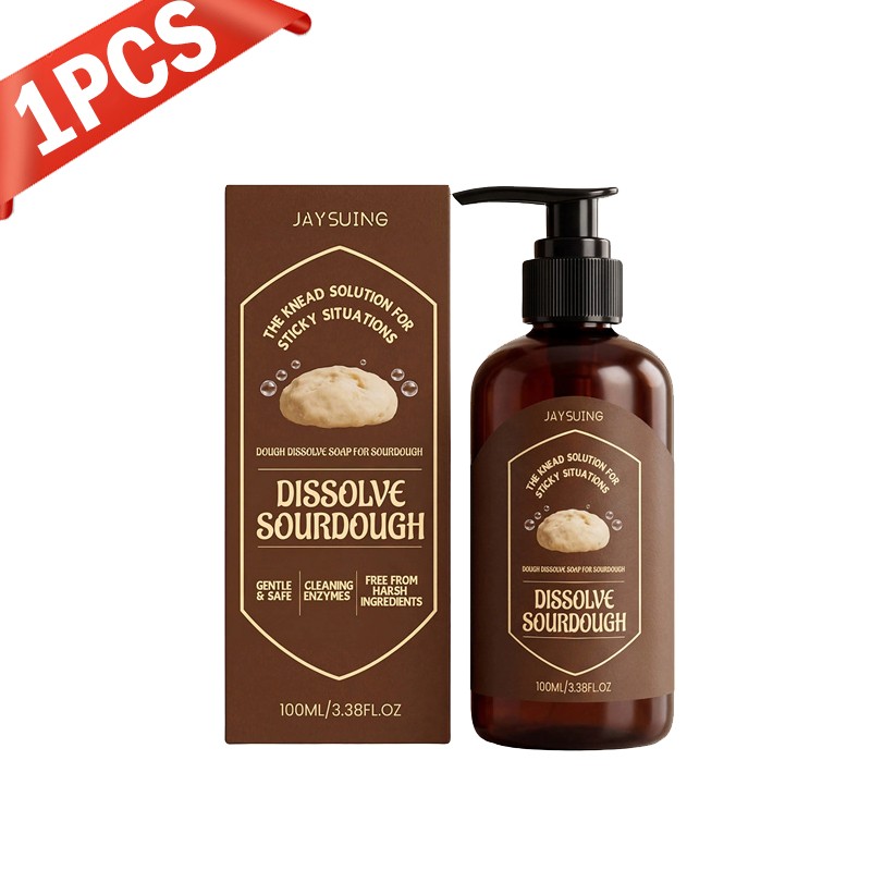 Dough Cleaner Soap for Sourdough, Enzyme Powered Dissolve Cleaning for Kitchen