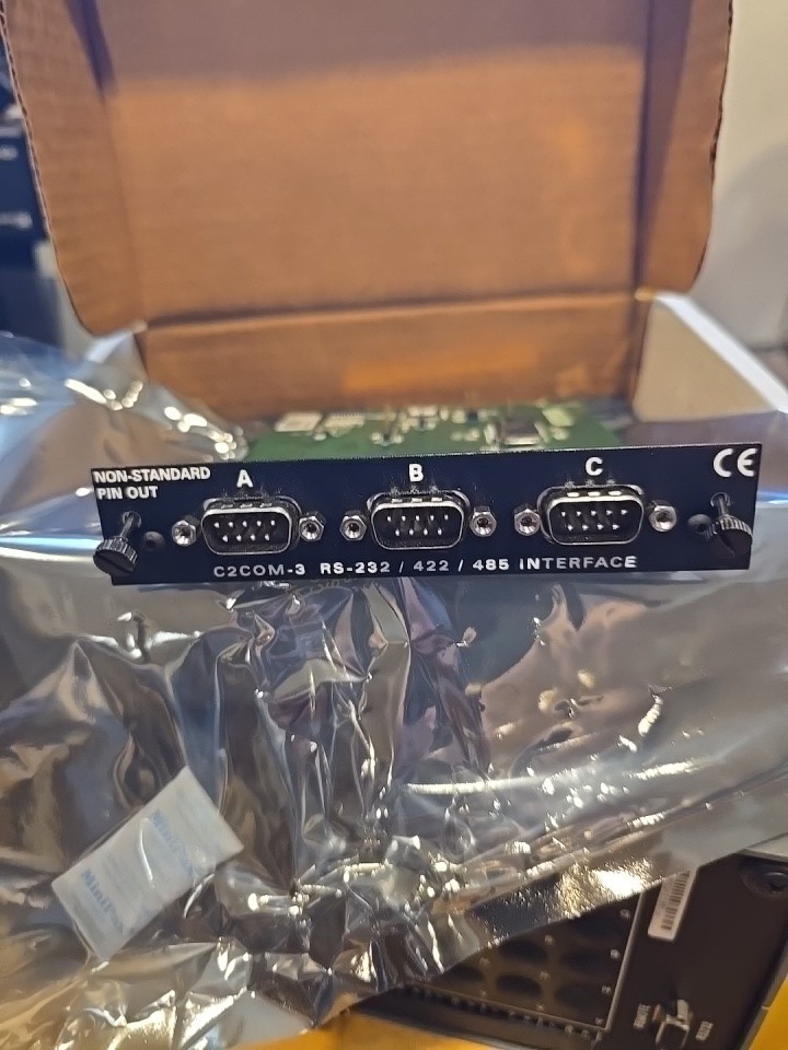 Crestron C2COM-3 RS-232/422/485 Interface Module 3x DB9 Ports Black