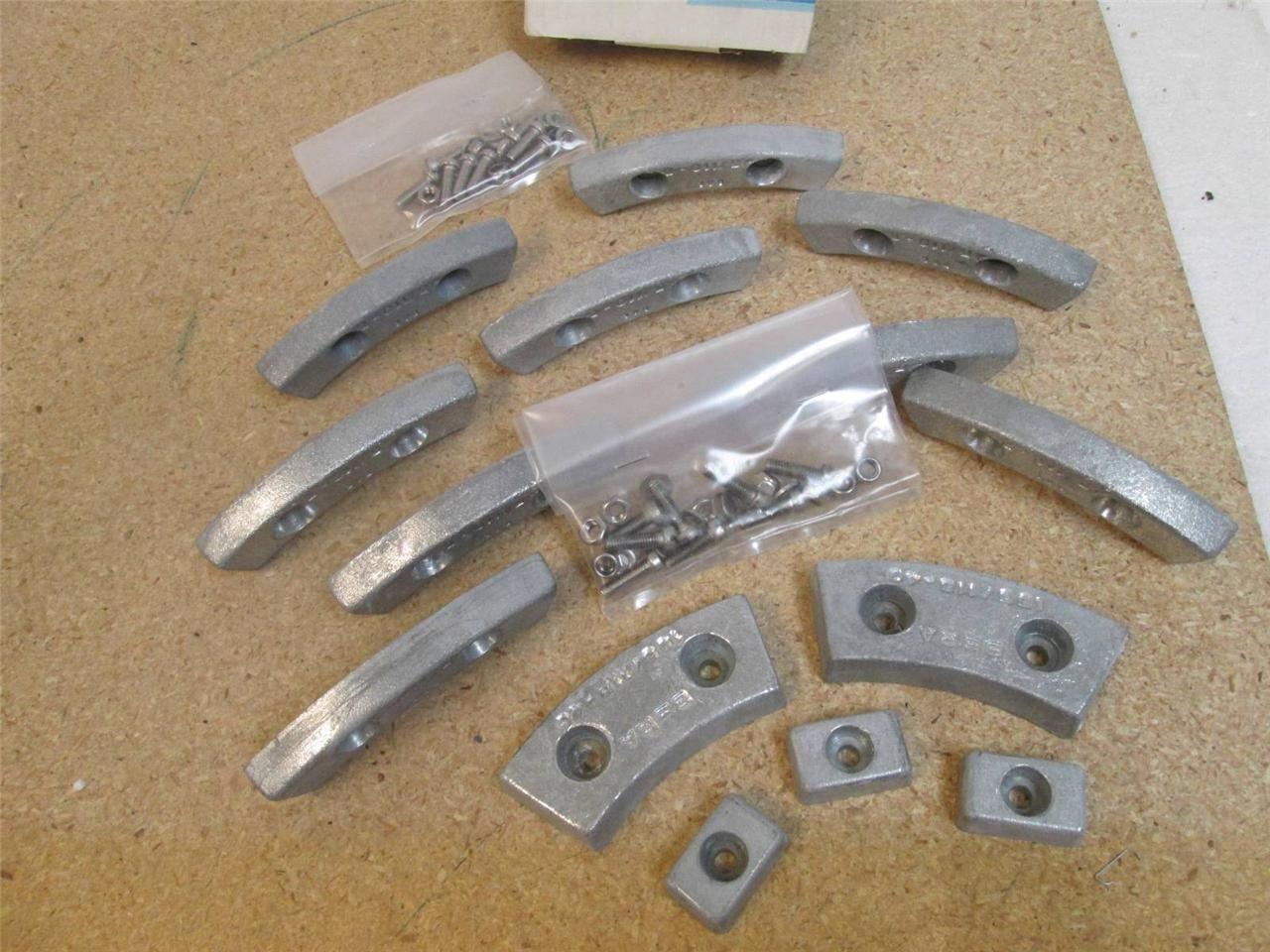 Box of 9 FLYGT 343 01 00 + 2 Larger Parts of Same + 2 Bolts & Bags of Screws etc