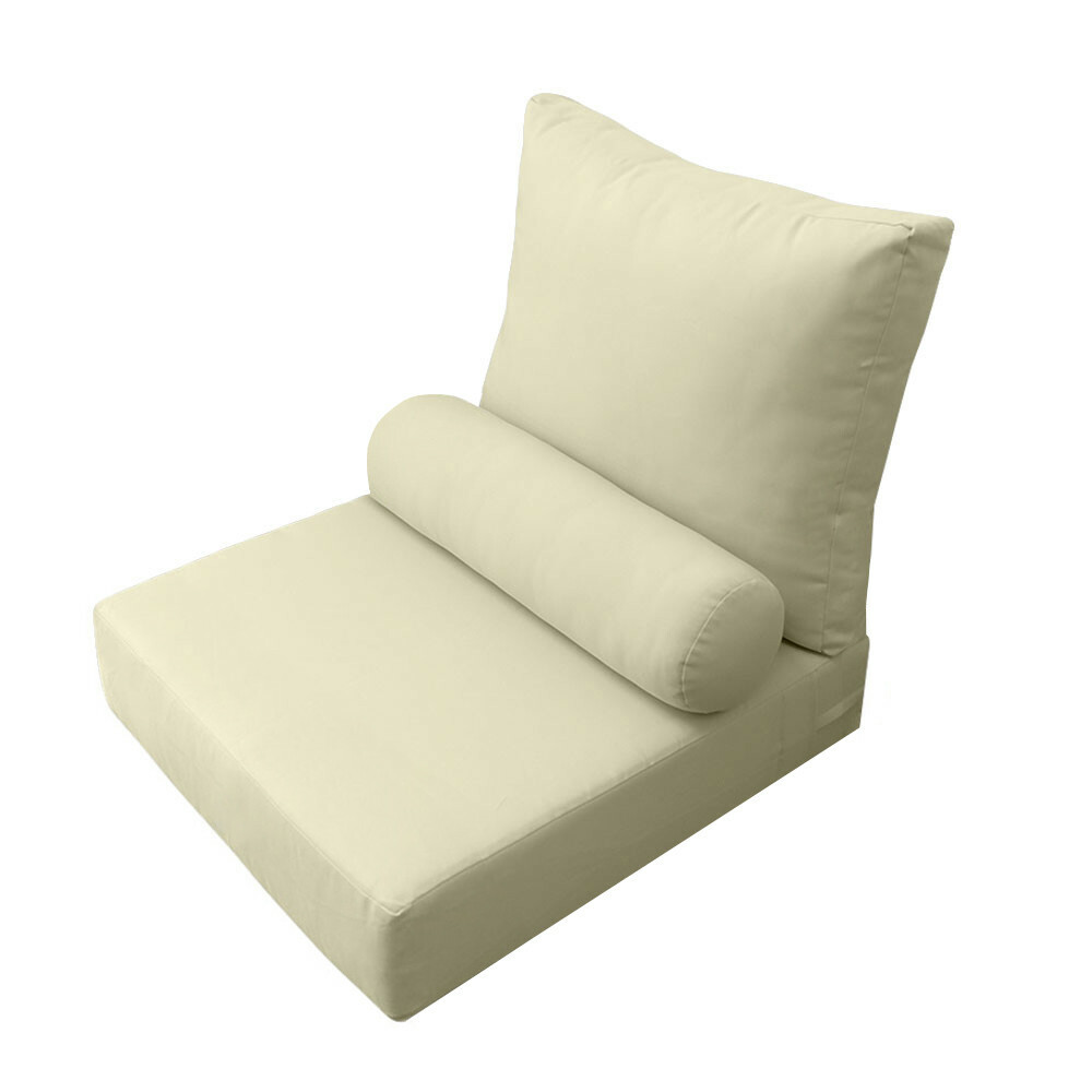 Large 26x30x6 Knife Edge Outdoor Deep Seat Back Rest Bolster Cover ONLY - AD005